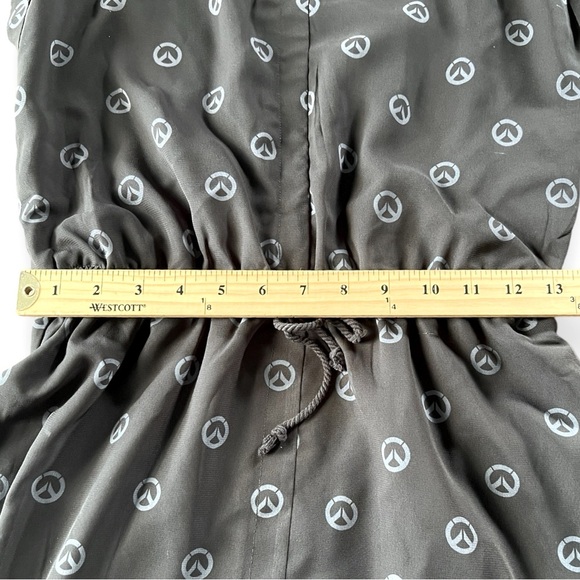 Overwatch Logo Midi Semi Sheer Dress Size Small - Picture 7 of 7